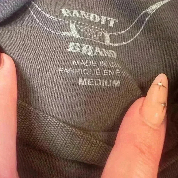 Whiskey Tee - Bandit Brands Vintage Style T-Shirt Size M - Picture 5 of 5